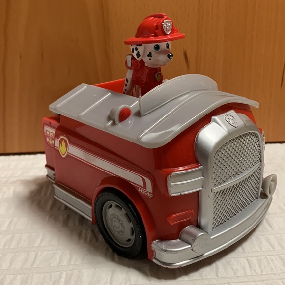 Paw Patrol On-A-Roll Marshall Transforming Firetruck w/Siren - SpinMaster - Picture 3 of 14